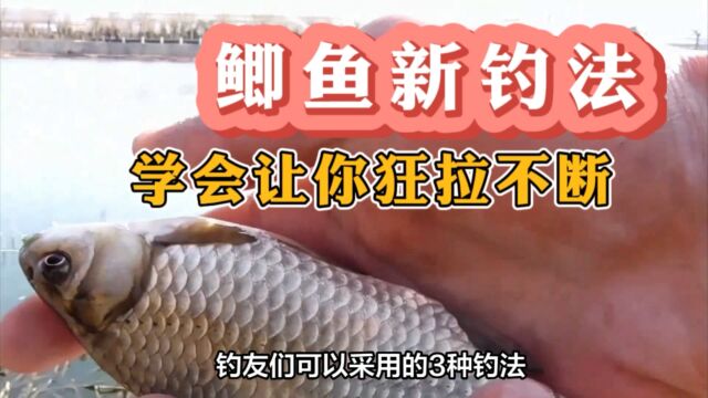 老钓鱼人再次披露:这3种鲫鱼钓法才最霸气,上鱼速度不输当年!