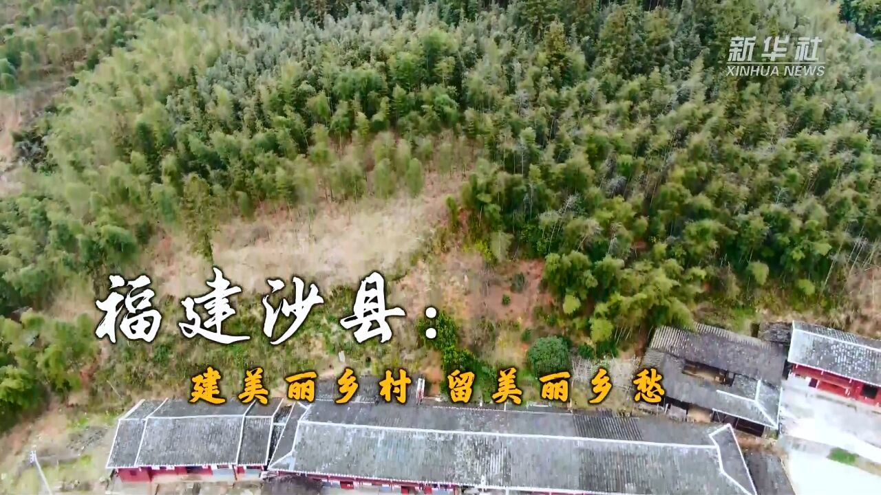 乡村行ⷧœ‹振兴|福建沙县:建美丽乡村 留美丽乡愁