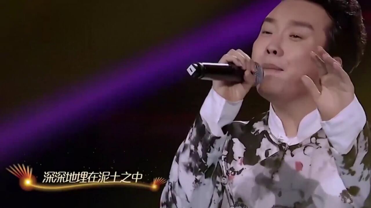 李玉刚演唱《雨花石》,歌声动听,让人久久不能忘怀