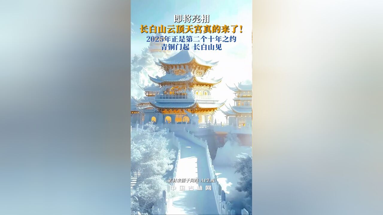 长白山“云顶天宫”重磅回归!2025年正是第二个十年之约