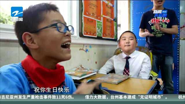 阳光少年马正宇:坐着轮椅 奔向阳光