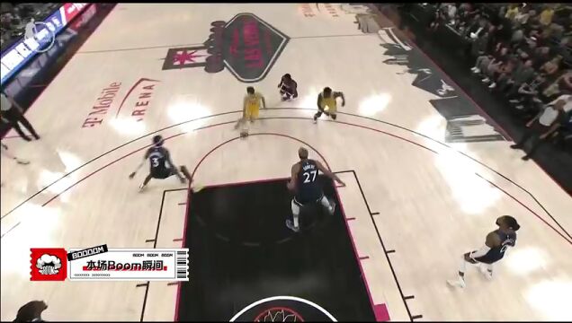 NBA季前赛：森林狼vs湖人第4节中文解说回放