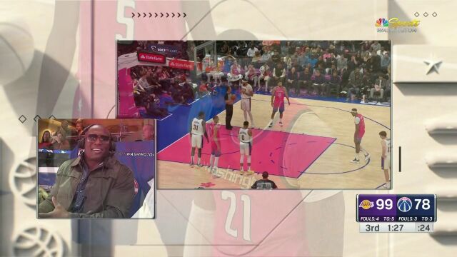 NBA常规赛：湖人vs奇才原声解说全场回放