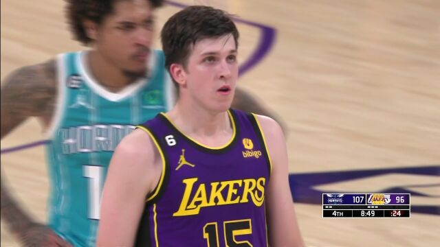 黄蜂vs湖人第4节英文原声回放