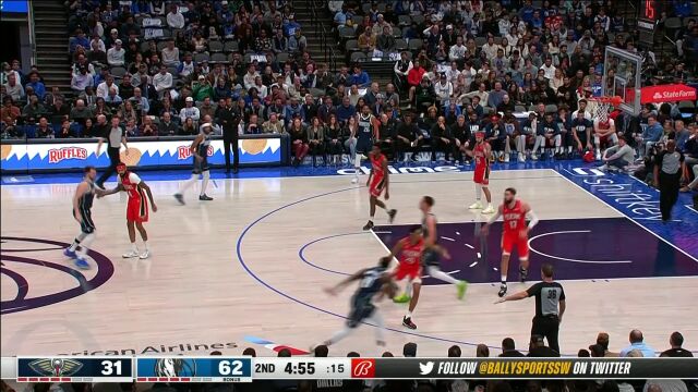 NBA常规赛：鹈鹕vs独行侠中文解说全场回放