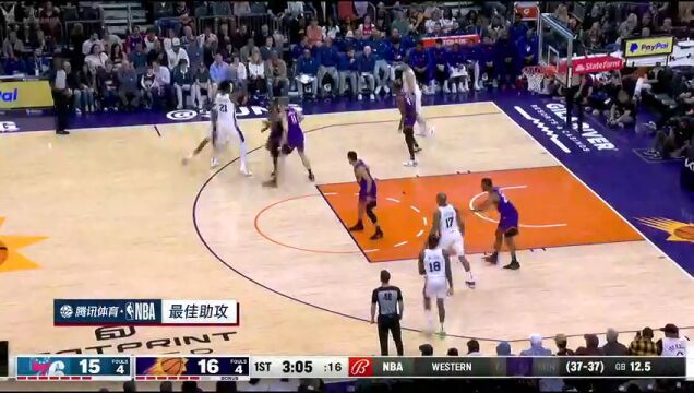 NBA常规赛：76人vs太阳第4节中文解说回放