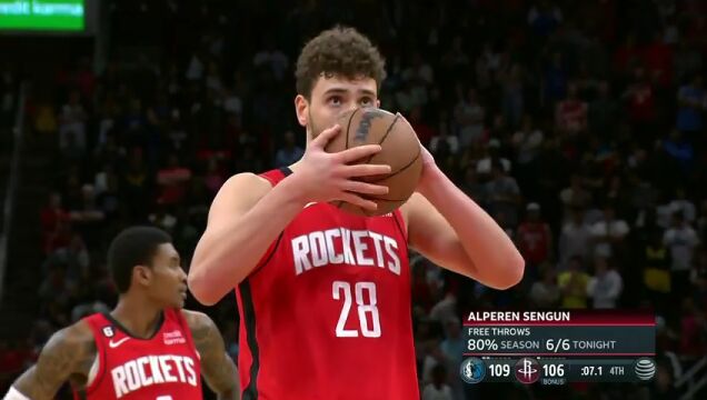 NBA常规赛：独行侠vs火箭英文原声全场回放