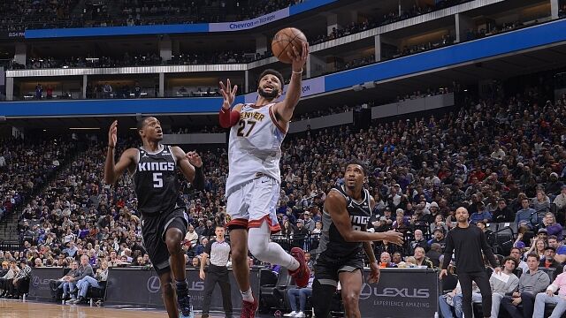 穆雷vs国王集锦 全场25+7轰入关键三分击败国王