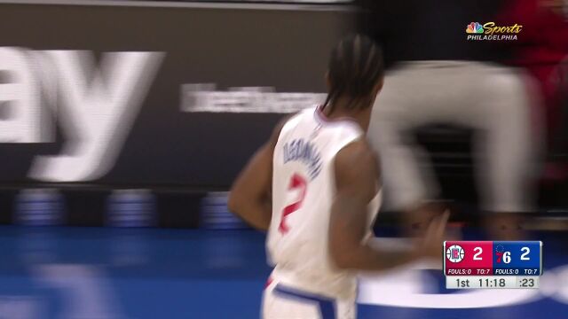 一打一全是优势！莱昂纳德面杀长两分果断干拔