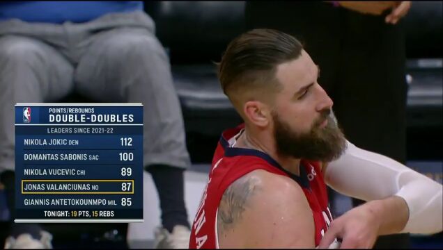 NBA常规赛：马刺vs鹈鹕第4节英文原声回放