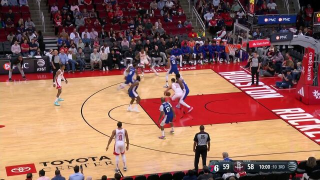 惟妙惟肖！哈登写意背传恩比德飞身上篮