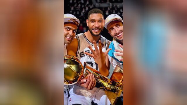 绝对令你惊到张开嘴巴 经典画中画回顾马刺五次NBA总冠军！