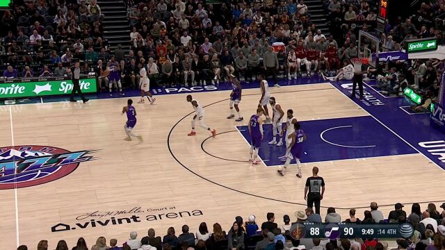 NBA常规赛：骑士vs爵士中文解说全场回放