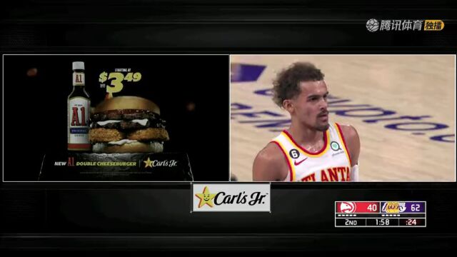  NBA常规赛：老鹰vs湖人英文原声全场回放