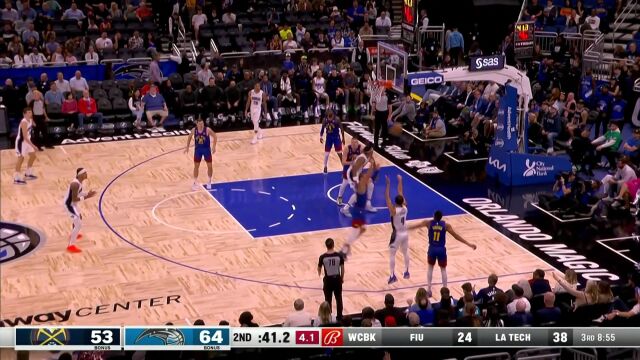 配合天衣无缝！约基奇天降神力四分卫长传助攻布朗上篮打进