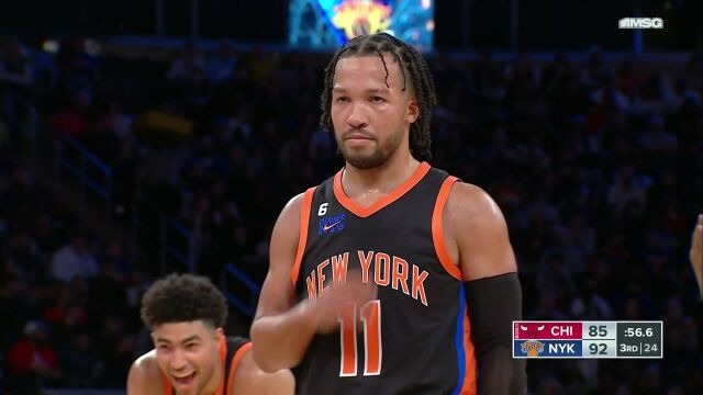 NBA常规赛：公牛vs尼克斯第3节原声解说回放