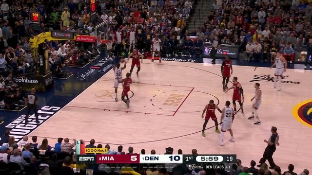 三军用命势必拿下本场！掘金一波12-0进攻高潮打停热火