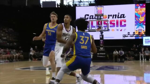 NBA夏季联赛：勇士vs国王第1节中文解说回放