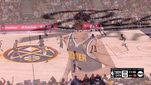 身如游鱼灵动突破！波特脚踩油门反手上篮势不可挡