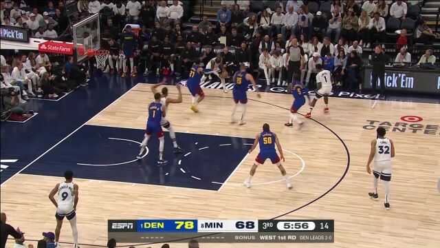 这就是篮球智商 唐斯直杀篮下造成约老师第四次犯规