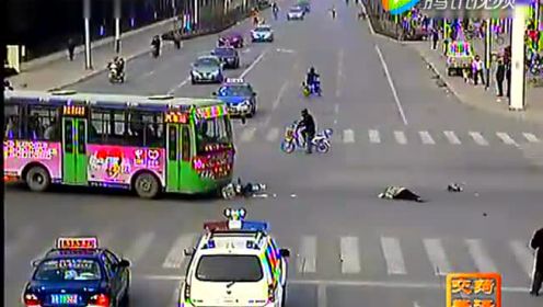 车祸瞬间 近年来菏泽市交通事故监控录像选编，死神来了现实版