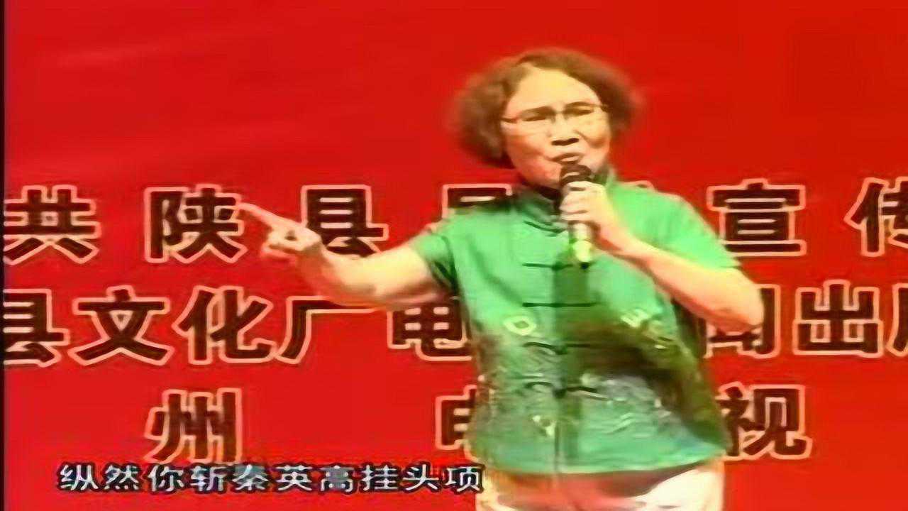 蒲剧四哭殿选段杨翠花