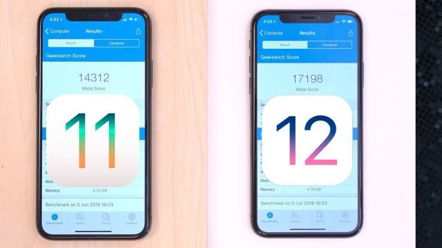 iPhoneX升级iOS12对比iOS11,说好的优化呢?