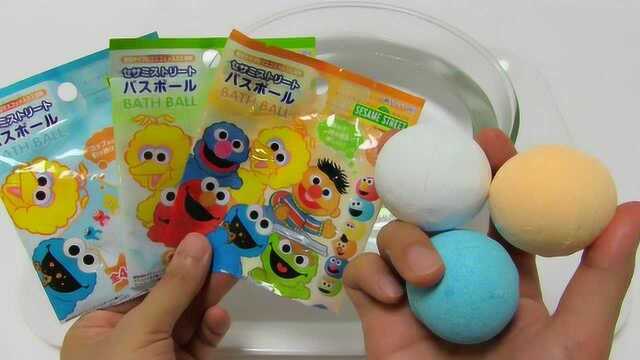 Sesame Street Bath Bombs 1 Dollar Store bath balls