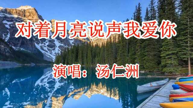 汤仁洲《对着月亮说声我爱你》网络歌曲