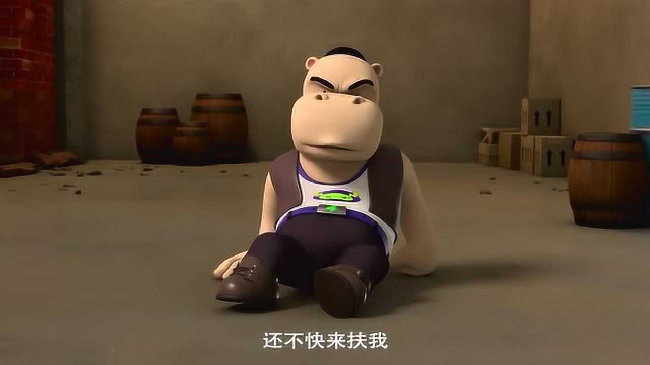 超级小熊布迷河马船长不要小看这个小姑娘和小狗哦
