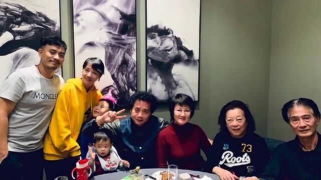 章龄之为爸爸和婆婆庆生,陈龙满脸幸福,三代同堂画面温馨有爱