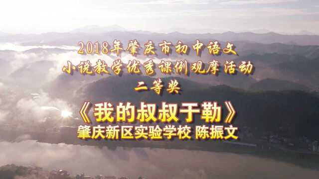 2018年肇庆市初中语文小说教学优秀课例 二等奖 肇庆新区 陈振文