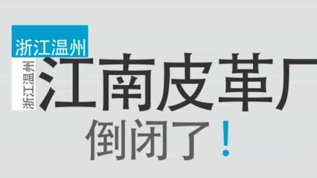 20多年前温州皮革厂纷纷倒闭,穷小子誓要逆天改命,今一飞冲天