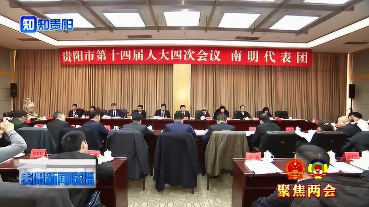 陈晏在参加南明区代表团审议时强调 努力当好全市高水平开放高质量发展的领头雁