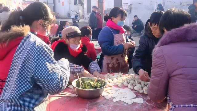 万人饺子宴是怎样场面?新春佳节就让我们走进焦作北朱村一起嗨吧