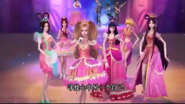 《精灵梦叶罗丽》主题曲舞蹈,叶罗丽思思孔雀一舞美如画!