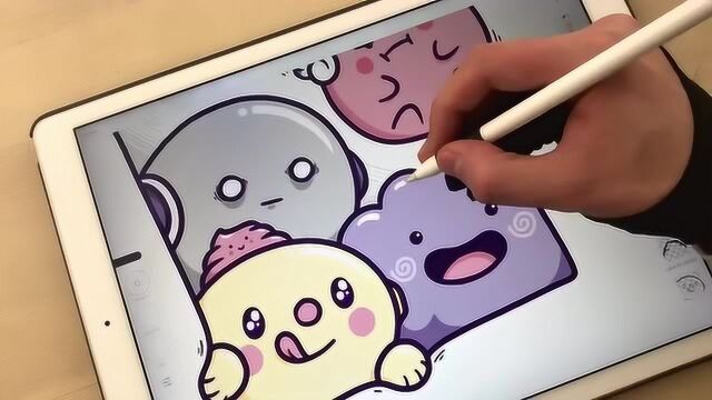 可爱插画iPad Pro的绘制方法