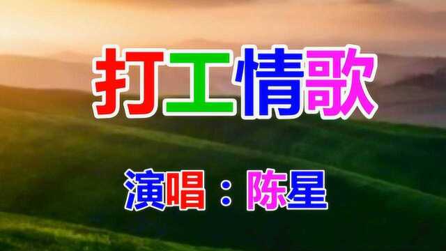 陈星《打工情歌》经典老歌