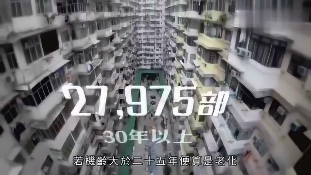 香港有超过4成的电梯已经用了30年以上,超过50年的也有3000多部!