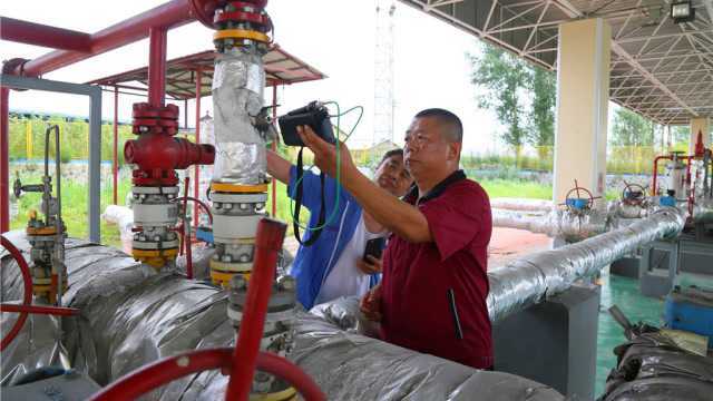 市燃气总公司天然气母站安装紧急切断阀