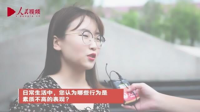 中国人没素质吗?