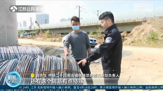 “蚂蚁搬家”式盗窃?用三轮车运走工地10吨钢材 监控暴露行踪