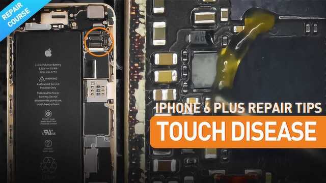 iPhone 6 Plus 手机屏幕无触摸 触摸IC+飞线轻松搞定