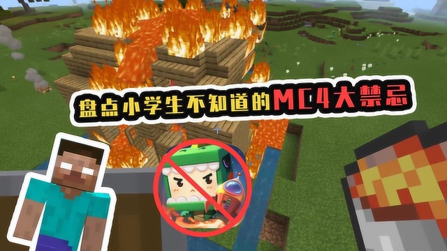 盘点MC的4件不能干的事情,不要在MC里提迷你世界