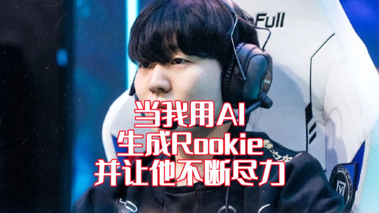 当我用AI生成Rookie!并让他在比赛中不断尽力