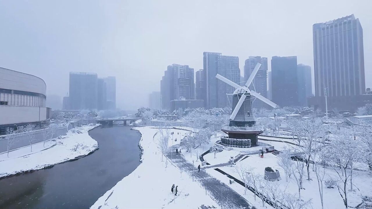 2024年的第一场雪,雨花的这些地方你还认识吗?