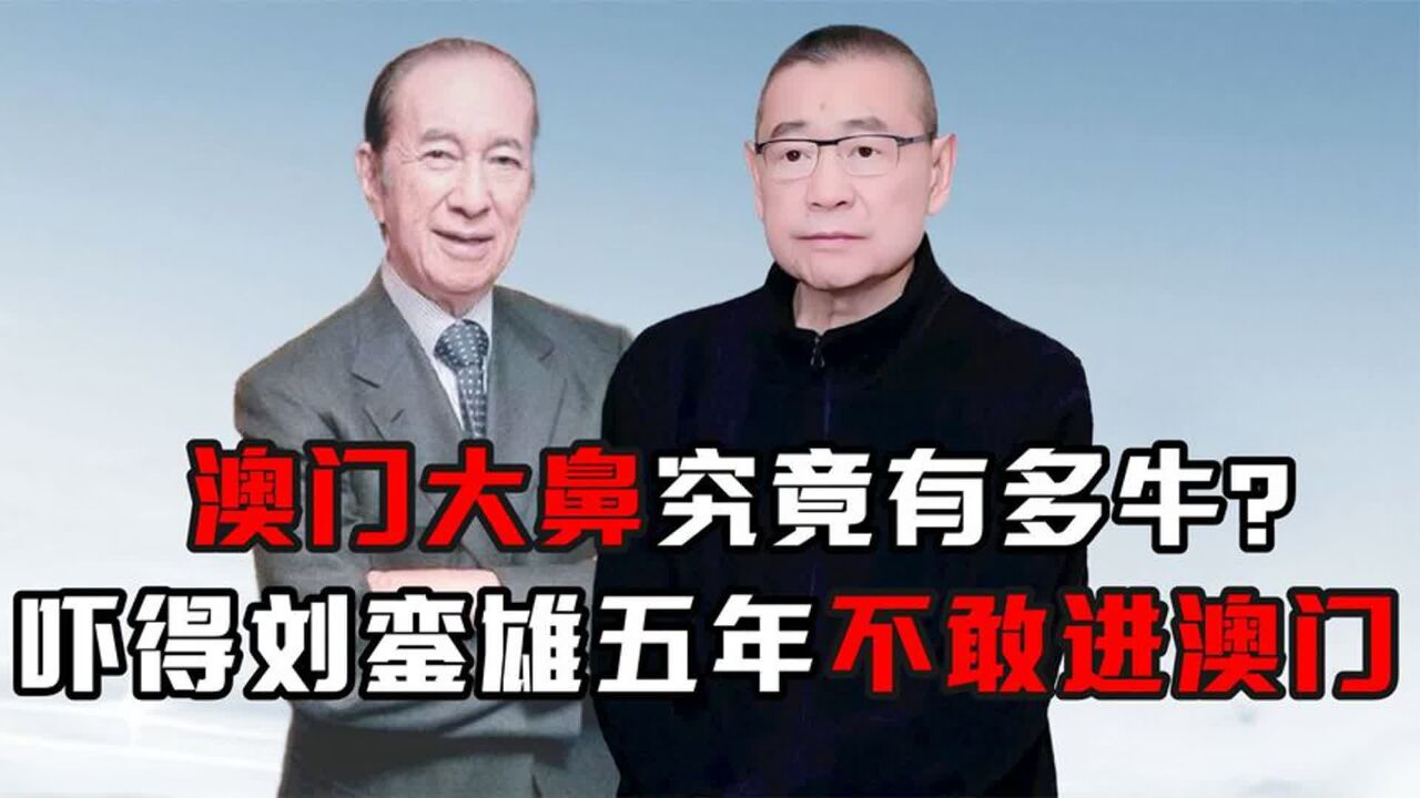 让刘銮雄“躲”5年,一招摆平赌王家财产纷争,澳门大鼻有多牛