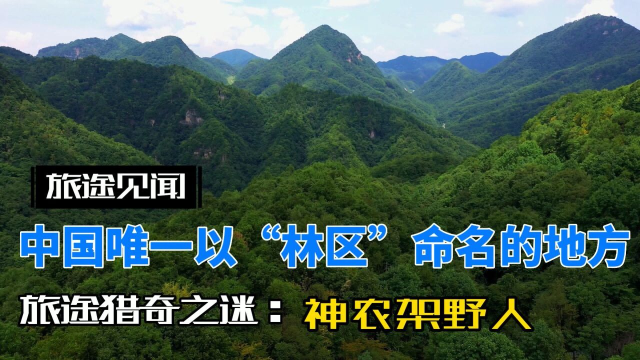 中国唯一以“林区”命名的行政区,相传有野人出没,你知道在哪吗