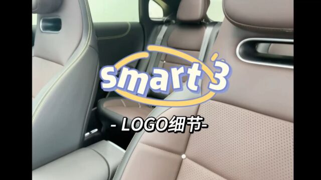 你对于smart精灵3座椅接缝线上的smart小LOGO怎么看?