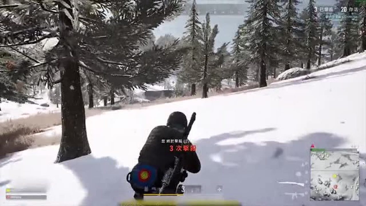 虎牙pubgday主播悲喜实力瞬狙这是鹰眼吗